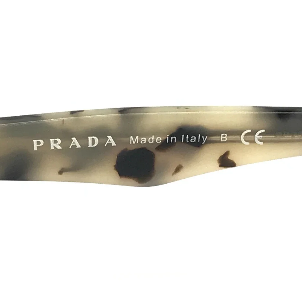 Prada Eyeglasses Frames VPR 11R TFN-1O1 Black Opal Gray Tortoise 52-17-140